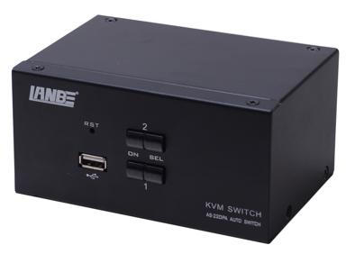 AS-22DPA (2 ports Display Port KVM switch, Dual-monitor)
