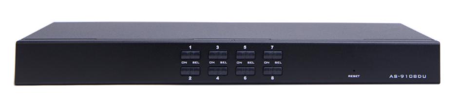AS-9108DU (VGA Rack-Mountable KVM Switch, 8ports)