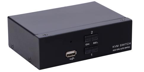AS-21DPA (2 ports Display Port KVM switch, Single-monitor)