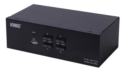 AS-42DPA (4 ports Display Port KVM switch, Dual-monitor)