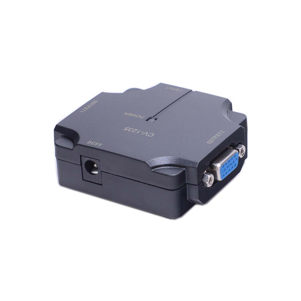CV-1235（VGA Splitter in Plastic Housing, 2ports）